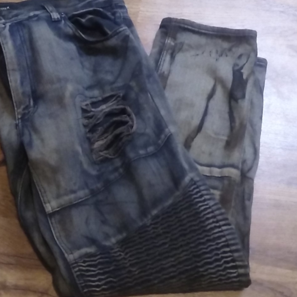 Pants cut up
